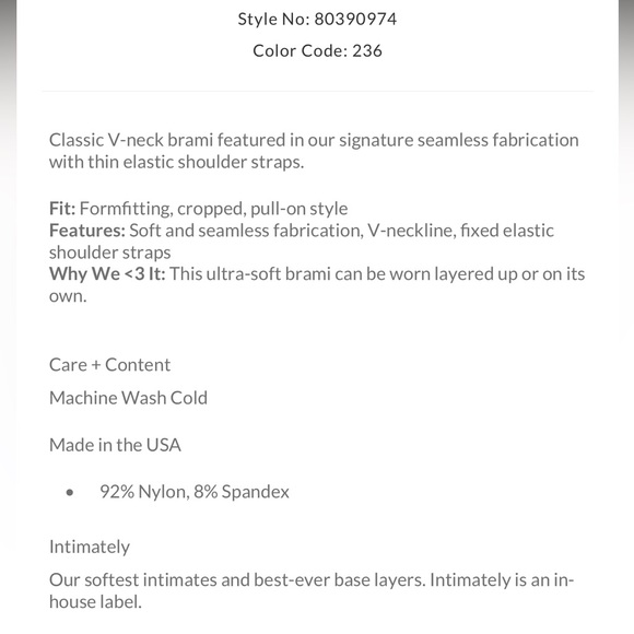 Sweetheart seamless brami - Picture 4 of 4